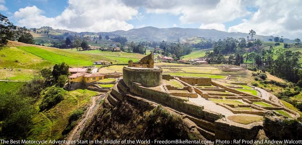 Ingapirca Solar Temple Inca Ruins in Southern Ecuador Adventure Motorcycle Tour