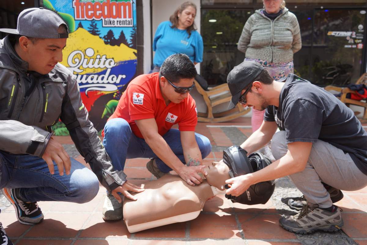 Practicing safe helmet removal after a motorcycle accident