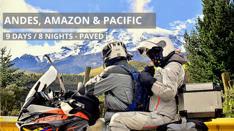 Self-Guided Andes Amazon and Pacific Motorcycle Tour