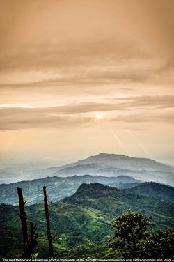 cloudforest on western slopes of andes in Ecuador dirt deluxe motorcycle adventure tour