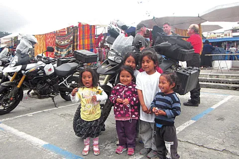 Kids at Otavalo Market