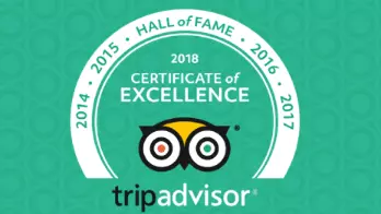 Certificate of Excellence Hall of Fame Award
