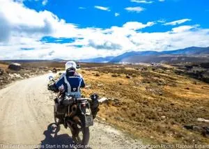 dirt road salinas de guaranda ecuador motorcycle adventure tour