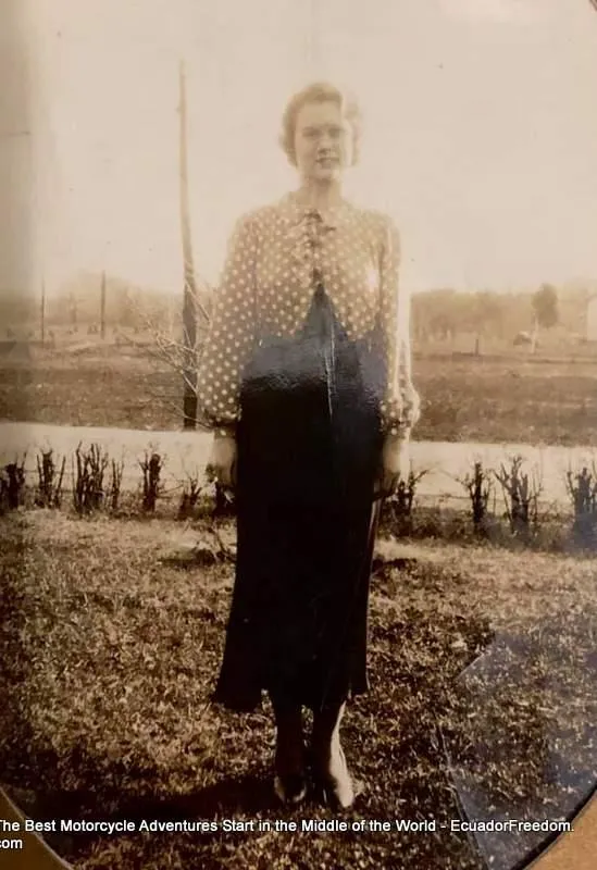 lucille howenstine on family farm in huntington indiana