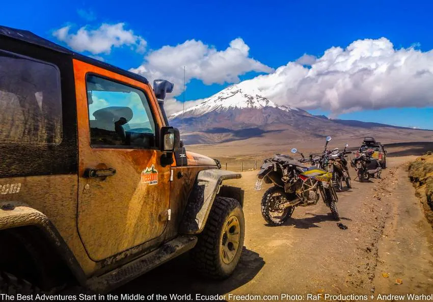Ecuador Dirt Riding Motorcycles Jeep