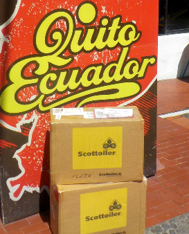 Scottoiler arrives in Quito Ecuador